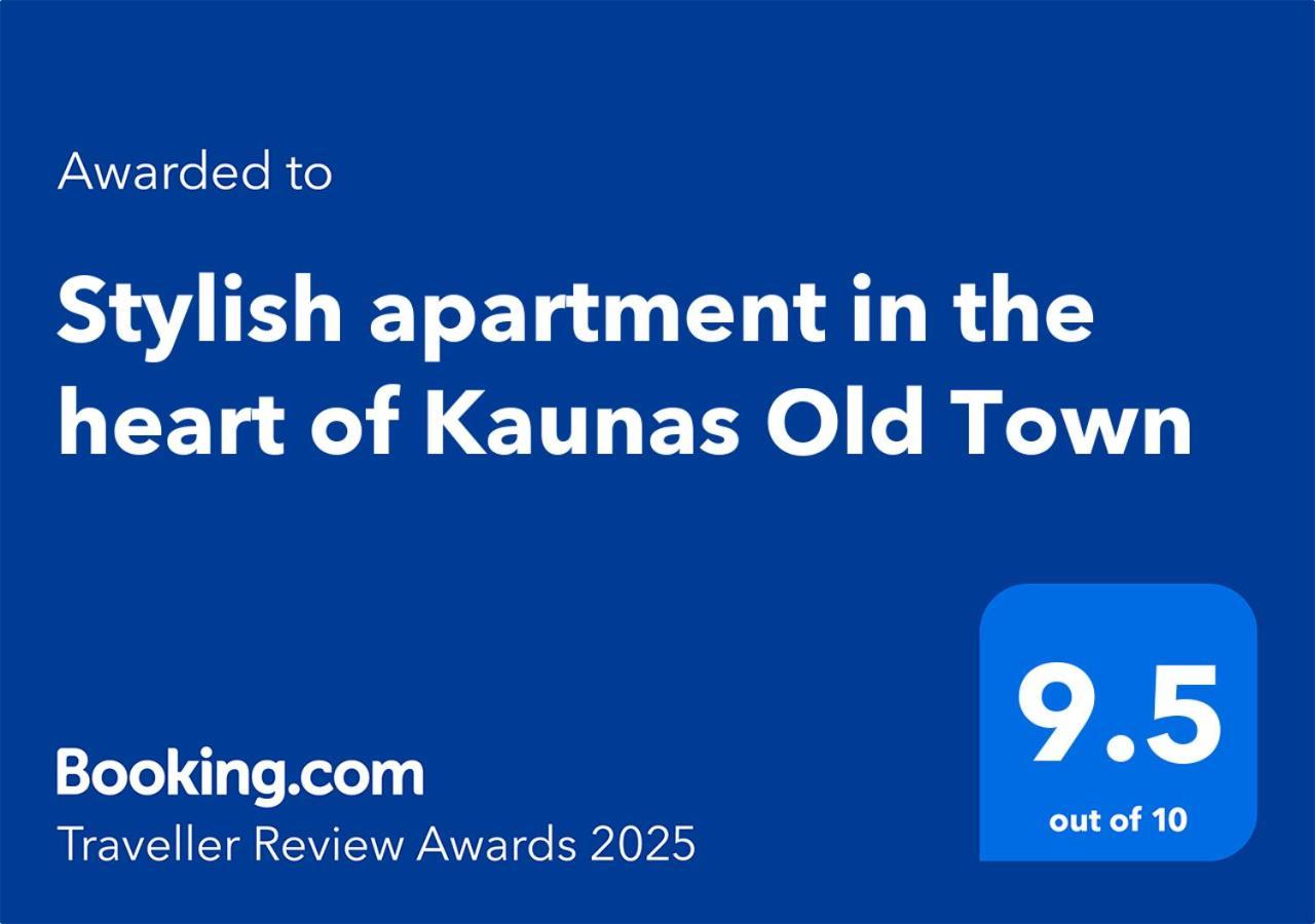Stylish Apartment In The Heart Of Kaunas Old Town Экстерьер фото